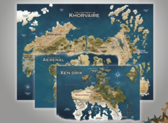 Dungeons and Dragons RPG: Eberron - Rising from the Last War - Nations of Khorvaire Map Set